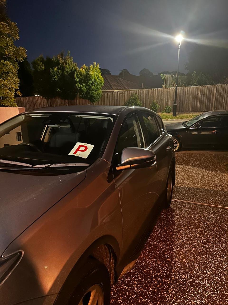 Car mirror after professional replacement